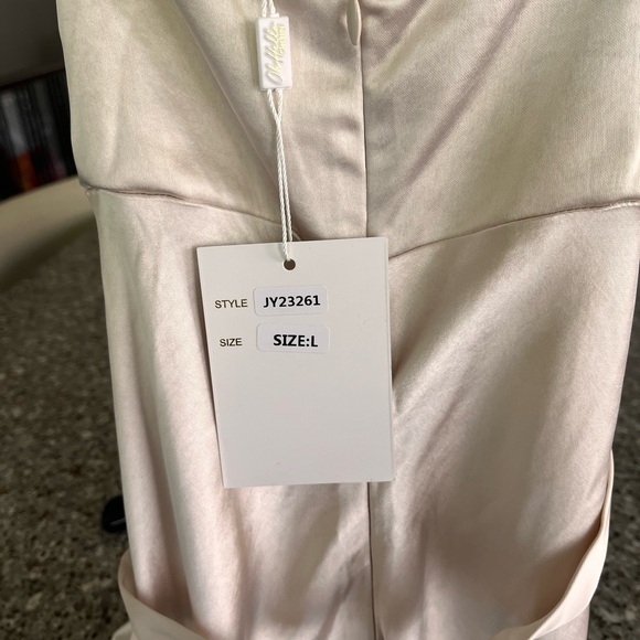 Oh Hello Champagne coloured dress - Picture 4 of 8